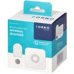 Casa si Gradina - Electrice - Accesorii electrice - Sonerii electrice - Sonerie wireless ORNO Home OR-DB-AB-169/W, alimentare la retea, IP44, 150 m, 1 receptor, Alb - Infinity.ro