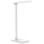 Casa si Gradina - Corpuri si surse de iluminat - Veioze si lampi - Veioze - Lampa de birou Virone Isiyo DL-5/W, 7W, 390 lm, incarcator wireless, port USB, dimmer, 3000/4000/6000K, Aluminiu, Alb - Infinity.ro