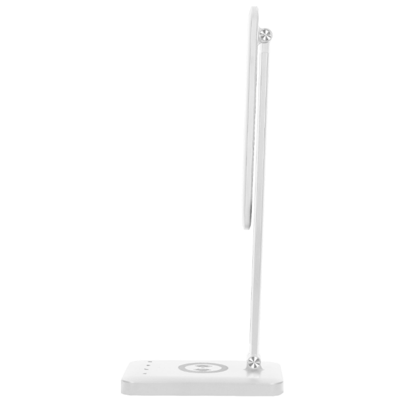 Casa si Gradina - Corpuri si surse de iluminat - Veioze si lampi - Veioze - Lampa de birou Virone Isiyo DL-5/W, 7W, 390 lm, incarcator wireless, port USB, dimmer, 3000/4000/6000K, Aluminiu, Alb - Infinity.ro