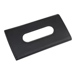 Casa si Gradina - Mobilier - Organizare si depozitare - Cutii depozitare - Suport elegant Servetele pentru parasolarul masinii, piele ecologica, dimensiuni 23x12,5x2,5cm, culoare Negru ABYZ™ - Infinity.ro