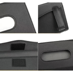 Casa si Gradina - Mobilier - Organizare si depozitare - Cutii depozitare - Suport elegant Servetele pentru parasolarul masinii, piele ecologica, dimensiuni 23x12,5x2,5cm, culoare Negru ABYZ™ - Infinity.ro