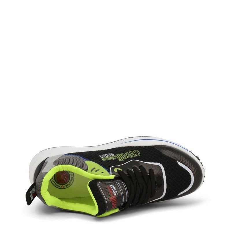 Fashion, accesorii si bijuterii - Barbati - Incaltaminte barbati - Sneakers si tenisi barbati - Pantofi sport Cavalli Class Sport CM8639_999BLACK, 40 EU, Negru - Infinity.ro