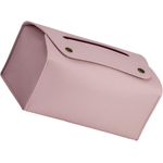 Casa si Gradina - Mobilier - Organizare si depozitare - Cutii depozitare - Cutie Pliabila pentru Servetele, Piele Ecologica, dimensiuni 18x11x8cm, culoare Roz ABYZ™ - Infinity.ro