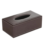Casa si Gradina - Mobilier - Organizare si depozitare - Cutii depozitare - Cutie pentru Servetele, Piele Ecologica, dimensiuni 24x12x8,5cm, culoare Maro ABYZ™ - Infinity.ro