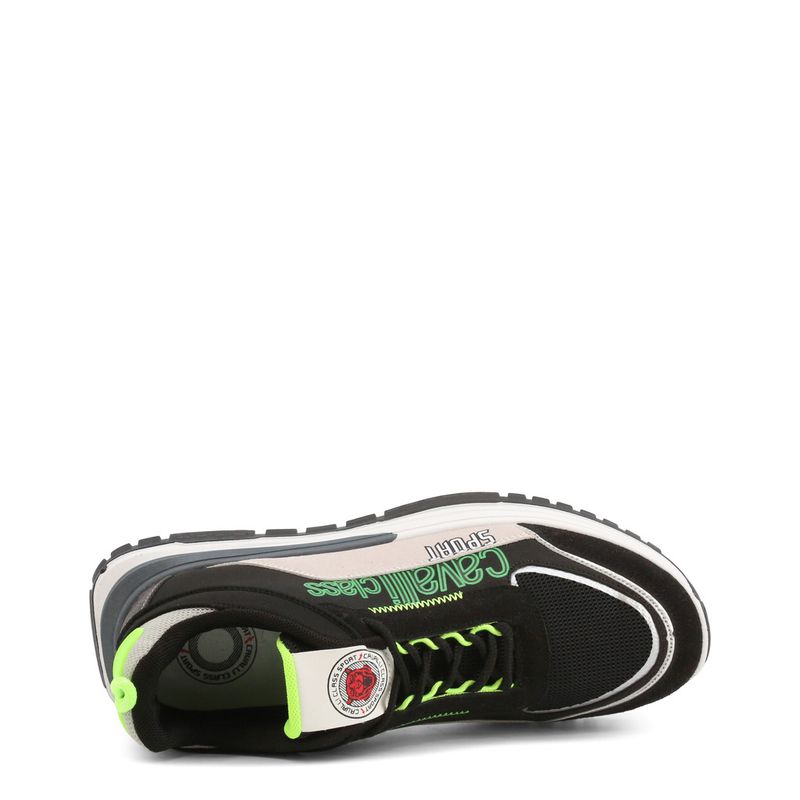 Fashion, accesorii si bijuterii - Barbati - Incaltaminte barbati - Sneakers si tenisi barbati - Pantofi sport Cavalli Class Sport, 43 EU, Negru - Infinity.ro