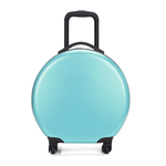 Sport si Outdoor - Articole de voiaj - Trolere - Troler calatorie pentru copii, rotund,  model Easy Trip, 38x20x38 cm, roti 360, culoare albastru ABYZ™ - Infinity.ro