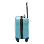 Sport si Outdoor - Articole de voiaj - Trolere - Troler calatorie pentru copii, rotund,  model Easy Trip, 38x20x38 cm, roti 360, culoare albastru ABYZ™ - Infinity.ro