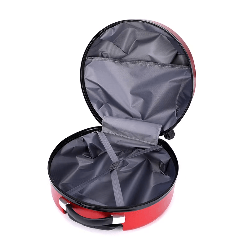 Sport si Outdoor - Articole de voiaj - Trolere - Troler calatorie pentru copii, rotund,  model Easy Trip, 38x20x38 cm, roti 360, culoare roz ABYZ™ - Infinity.ro