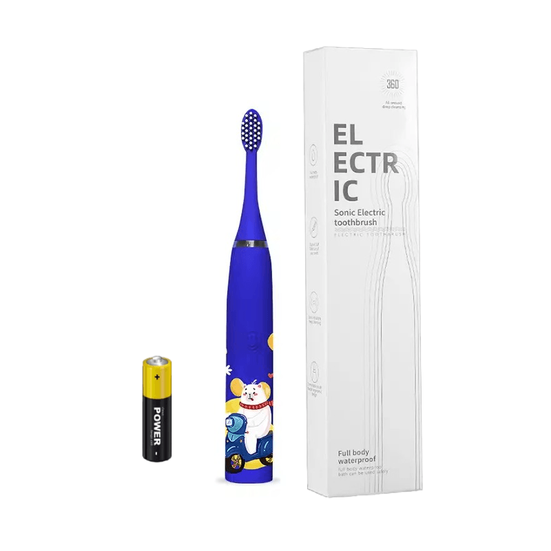 Ingrijire personala si Cosmetice - Igiena dentara - Periute de dinti electrice - Periuta de dinti Electrica Soft A-11564 pentru copii +3, cu baterie inclusa, culoare Albastru ABYZ™ - Infinity.ro