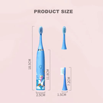 Ingrijire personala si Cosmetice - Igiena dentara - Periute de dinti electrice - Periuta de dinti Electrica Soft A-11565 pentru copii +3, cu baterie inclusa, culoare Bleu ABYZ™ - Infinity.ro