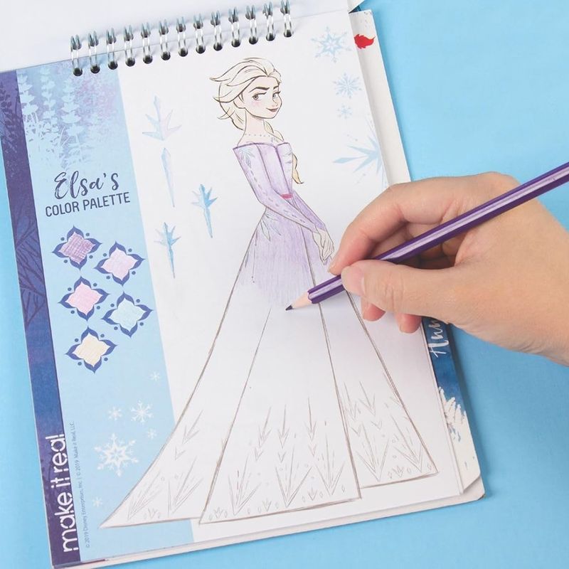 Jucarii, Copii si Bebe - Jucarii si jocuri - Jucarii & jocuri educative - Seturi pictura si desen - Set de desen Frozen cu autocolante si sabloane, 4207 - Infinity.ro