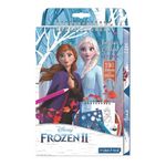 Jucarii, Copii si Bebe - Jucarii si jocuri - Jucarii & jocuri educative - Seturi pictura si desen - Set de desen Frozen cu autocolante si sabloane, 4207 - Infinity.ro