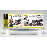 Sport si Outdoor/Fitness/Aparate fitness - Aparat fitness pentru exercitii, cu 4 roti pentru abdomen, spate si brate - Infinity.ro