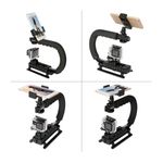 TV, Audio-Video si Foto - Aparate foto si accesorii - Accesorii foto si video - Stabilizatoare de imagine - Stabilizator Imagine, pentru Camera Video si Aparat Foto, Portabil, Forma de U - Infinity.ro