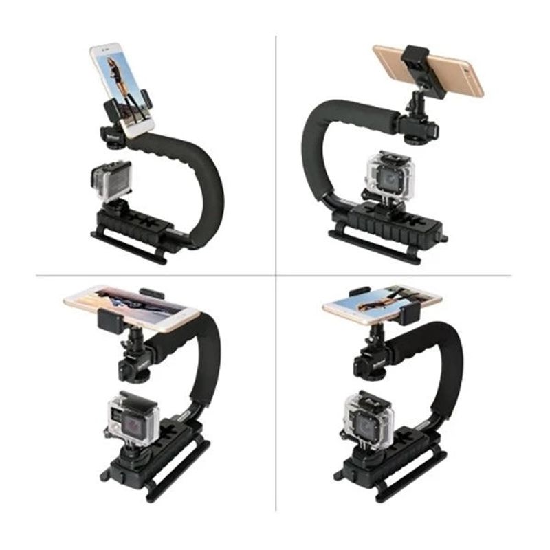 TV, Audio-Video si Foto - Aparate foto si accesorii - Accesorii foto si video - Stabilizatoare de imagine - Stabilizator Imagine, pentru Camera Video si Aparat Foto, Portabil, Forma de U - Infinity.ro