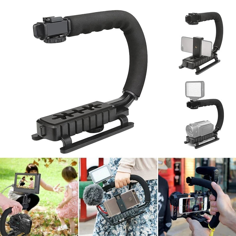 TV, Audio-Video si Foto - Aparate foto si accesorii - Accesorii foto si video - Stabilizatoare de imagine - Stabilizator Imagine, pentru Camera Video si Aparat Foto, Portabil, Forma de U - Infinity.ro