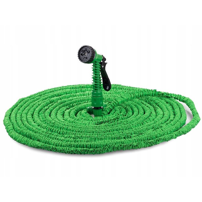 Casa si Gradina - Gradinarit si plante - Instalatii si accesorii pentru irigatii - Aparate pentru stropit gradina - Stropitoare cu furtun extensibil integrat 20-60 m, Verde - Infinity.ro