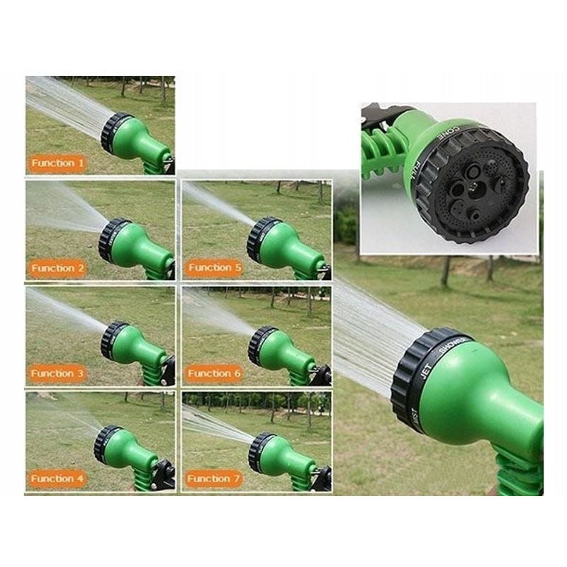 Casa si Gradina - Gradinarit si plante - Instalatii si accesorii pentru irigatii - Aparate pentru stropit gradina - Stropitoare cu furtun extensibil integrat 20-60 m, Verde - Infinity.ro