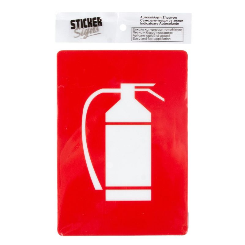 Casa si Gradina - Decoratiuni - Stickere decorative - Indicator autocolant, model instinctor, dimensiuni lungime 12cm latime 17cm, material pvc, rosu - Infinity.ro