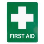 Casa si Gradina - Decoratiuni - Stickere decorative - Indicator autocolant, first aid, instalare usoara, plastic pvc, 10x 13 cm - Infinity.ro