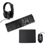 PC, gaming si accesorii - Periferice PC - Tastaturi - Set gaming multicolor, i-jmb, tastatura led, mouse ergonomic dpi 2400, casti sunet hd 360º, mousepad 23.5 x 20x0.2cm - Infinity.ro