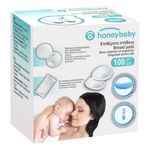 Jucarii, Copii si Bebe - Maternitate - Accesorii alaptare - Tampoane san honey baby, albe, set 100 bucati, ambalate individual - Infinity.ro