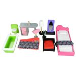 Jucarii, Copii si Bebe - Jucarii si jocuri - Papusi si accesorii - Casute de papusi si mobilier - Casa de papusi, cu 4 camere Juliet, pe 3 nivele, de culoare roz - Infinity.ro