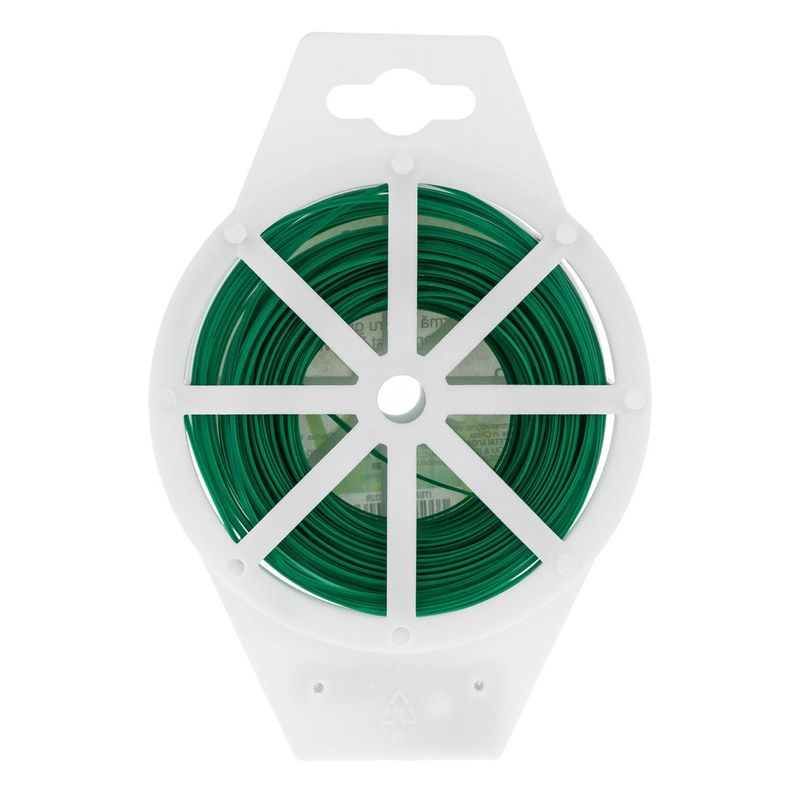 Casa si Gradina - Gradinarit si plante - Unelte gradinarit - Accesorii pentru unelte gradinarit - Sarma legare gradinarit, 50m, acoperire plastic, verde - Infinity.ro
