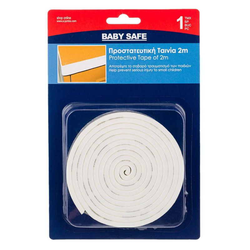 Casa si Gradina - Mobilier - Mobilier copii - Sisteme de siguranta - Banda protectie colturi, baby safe, 2m x 3.5cm, alb - Infinity.ro