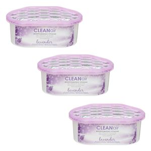 Dezumidificator pasiv, clean air, aroma lavanda, set 3 bucati, capacitate 100g