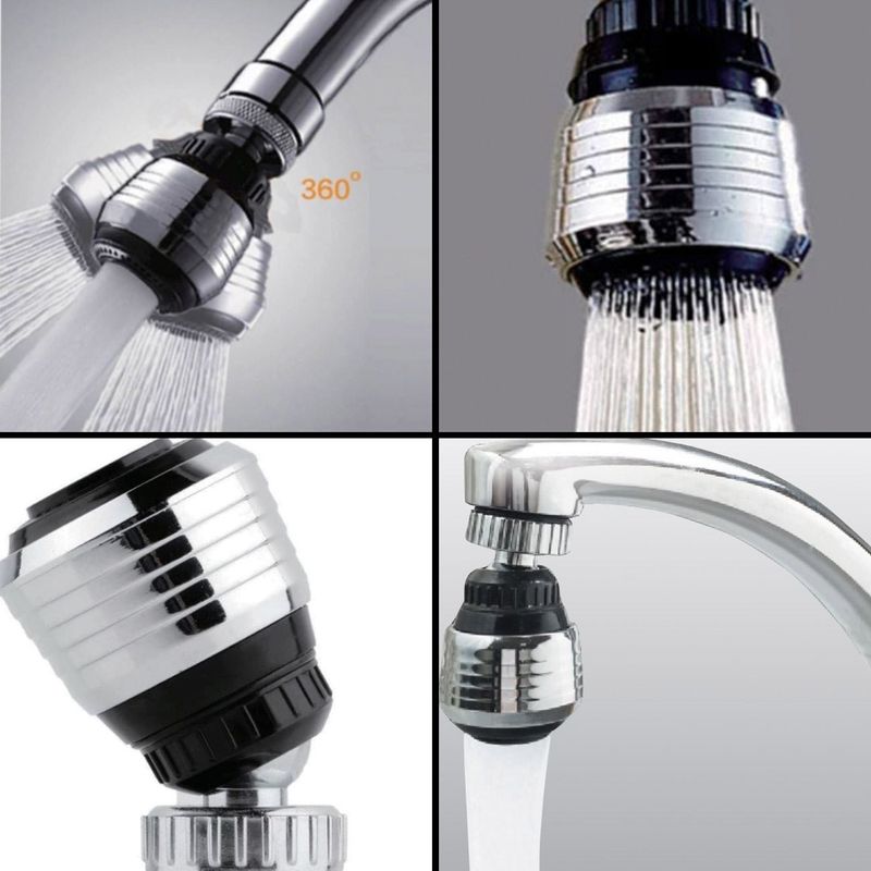 Casa si Gradina - Gradinarit si plante - Instalatii si accesorii pentru irigatii - Furtunuri de gradina si accesorii - Conector robinet, rotativ 360°, jet tip dus, plastic - Infinity.ro