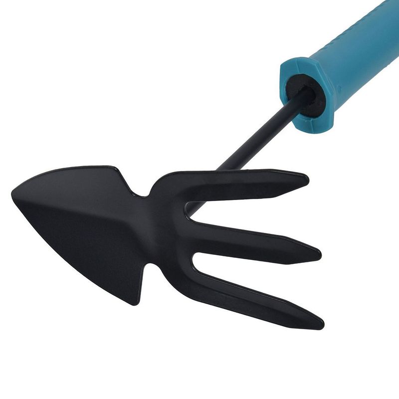 Casa si Gradina - Gradinarit si plante - Unelte gradinarit - Lopeti si unelte de sapat - Sapa metalica gradina, model dual, maner albastru, 25cm - Infinity.ro