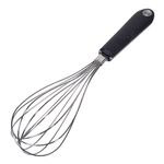 Casa si Gradina - Bucatarie si vesela - Ustensile bucatarie - Pensule, spatule si teluri bucatarie - Tel metalic avec, model 28cm, maner acoperit cauciuc negru - Infinity.ro