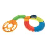 Jucarii, Copii si Bebe - Jucarii si jocuri - Vehicule si jucarii cu telecomanda - Masinute - Pista auto track trax, 62 piese, cascadorie 360°, multicolor, led - Infinity.ro
