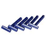 Ingrijire personala si Cosmetice - Aparate & accesorii ingrijire personala - Aparate de ras si tuns - Aparate de ras clasice - Set aparate de ras, 2 lame, cu capac de protectie, 5 bucati, albastru - Infinity.ro