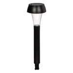 Casa si Gradina - Corpuri si surse de iluminat - Iluminat exterior - Lampi solare - Lampa solara plastic, negru, 18.5cm, led alb - Infinity.ro