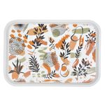 Casa si Gradina - Bucatarie si vesela - Ustensile bucatarie - Tavi servire - Tava de servit, plastic, model abstract, multicolor, 42 x 30x 1.5cm - Infinity.ro