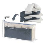Casa si Gradina - Mobilier - Organizare si depozitare - Cutii depozitare - Sac depozitare vid, 3d, dimensiuni 180x 50x 90cm, transparent - Infinity.ro