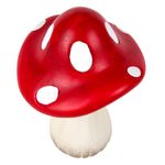 Casa si Gradina - Decoratiuni - Obiecte decorative - Accesorii decorative - Decoratiune gradina, ciuperca ceramica, rosu, 14 x 14 x 21cm - Infinity.ro