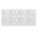 Casa si Gradina - Mobilier - Organizare si depozitare - Cutii depozitare - Set capace protectie autocolante, silicon, transparent, 8 bucati - Infinity.ro