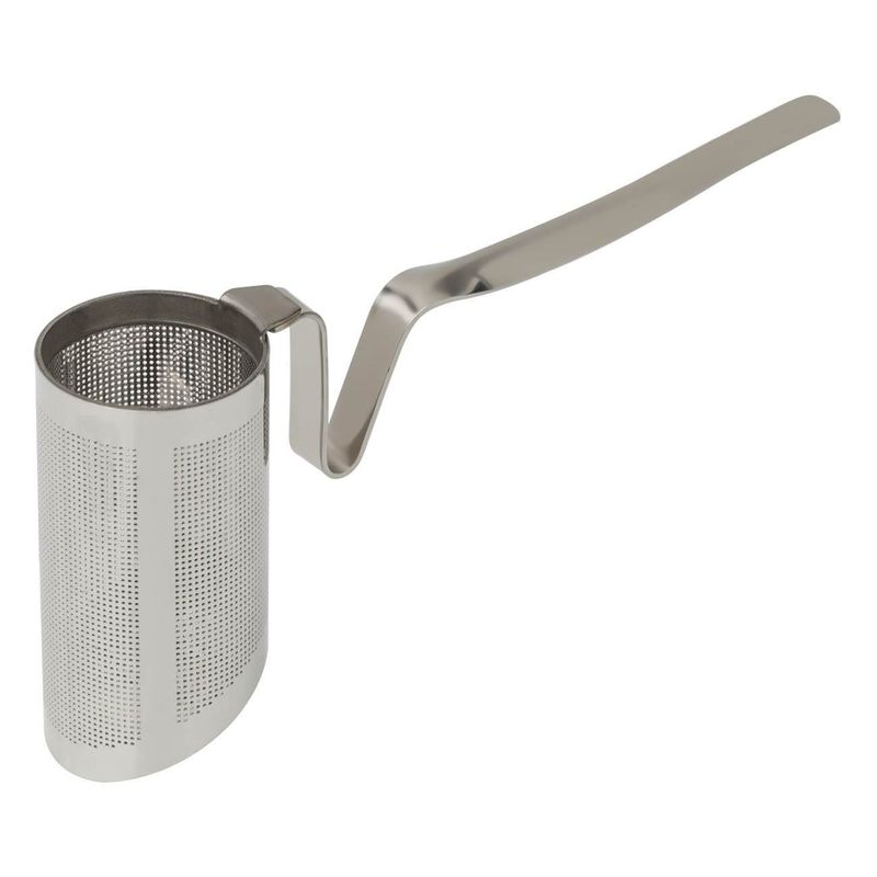 Casa si Gradina - Bucatarie si vesela - Vase pentru gatit - Ceainice si infuzoare - Infuzor ceai, inoxidabil, maner lung 11cm, argintiu - Infinity.ro