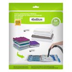 Casa si Gradina - Mobilier - Organizare si depozitare - Cutii depozitare - Sac vidat haine, magic saver bag, dimensiuni 40x 60cm, transparent, plastic pe - Infinity.ro