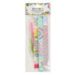 Jucarii, Copii si Bebe - Jucarii si jocuri - Jucarii & jocuri educative - Seturi de artizanat - Set creativ bratari, arts&crafts, multicolor, 2 bucati - Infinity.ro