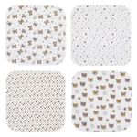 Jucarii, Copii si Bebe - Igiena si ingrijire - Baia bebelusului - Prosoape si halate de baie copii - Set prosopele copii, baby cute, multicolor, 25 x 25cm, 8 bucati - Infinity.ro