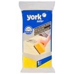 Ingrijire personala si Cosmetice - Ingrijire personala - Ingrijire corp - Bureti de baie - Burete curatare auto, york auto, dubla fata, 20x 10x 6cm, galben - Infinity.ro