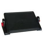 Carti si Birotica - Birotica - Accesorii de birou - Alte accesorii birou - Suport picioare birou, 2 nivele, poliester, picioruse anti alunecare, negru - Infinity.ro