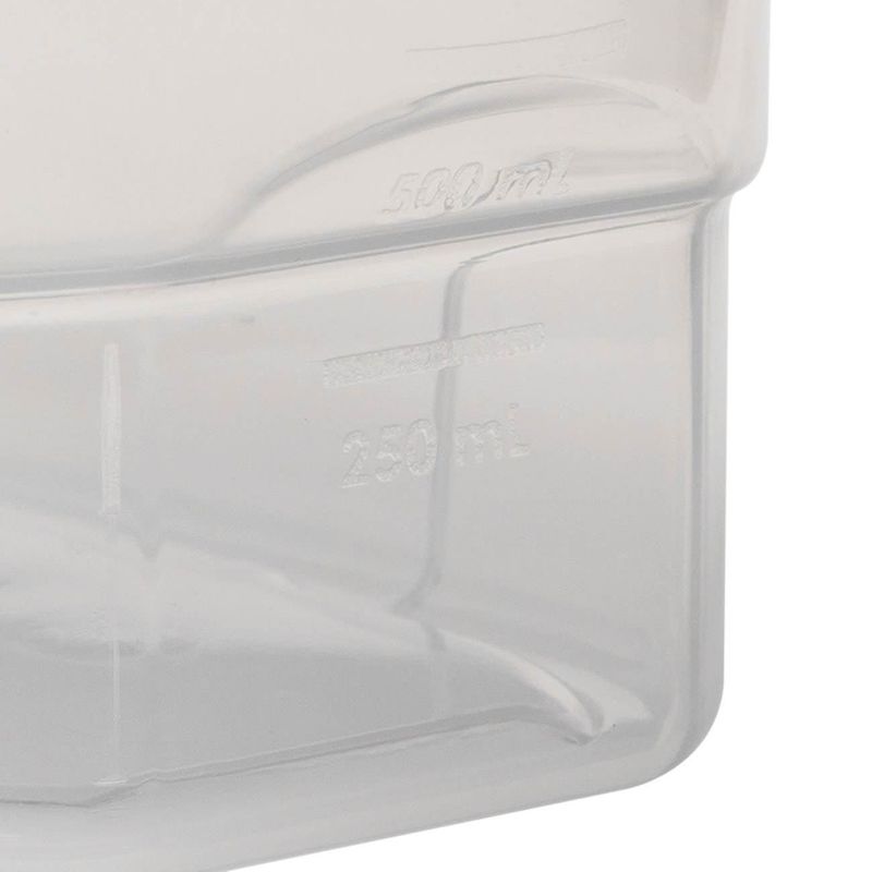 Casa si Gradina - Bucatarie si vesela - Organizare si depozitare bucatarie - Cutii alimentare - Recipient cereale, capac gri, capacitate 0.6l, plastic, transparent - Infinity.ro