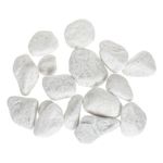 Casa si Gradina - Gradina si terasa - Mobilier exterior - Accesorii pentru gradina - Pietre decorative, albe, dimensiune 3-5cm, capacitate 1kg - Infinity.ro