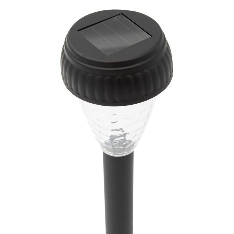 Casa si Gradina - Corpuri si surse de iluminat - Iluminat exterior - Lampi solare - Lampa solara, led, lungime 21.5cm, culoare negru, material plastic - Infinity.ro