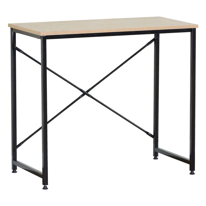 Casa si Gradina - Mobilier - Mese si birouri - Birouri - Birou metalic, model stejar, dimensiuni 80x 40x 70cm, picioare negre - Infinity.ro